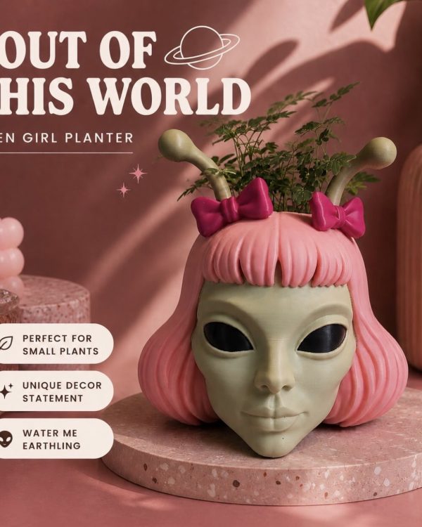 Alien Girl Planter